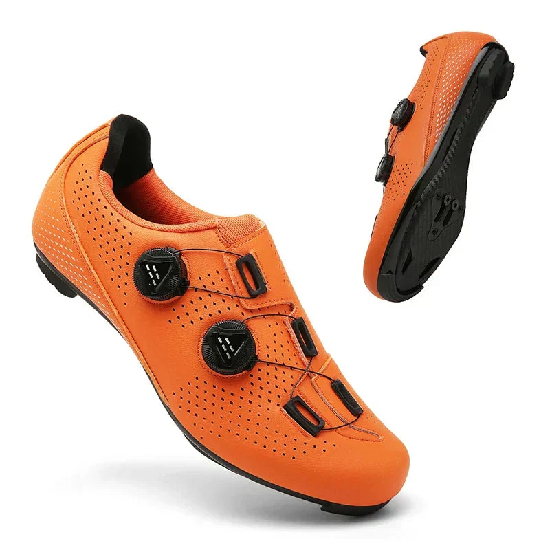 Unisex-Fahrradschuhe mit doppeltem Drehverschluss für MTB und Rennrad