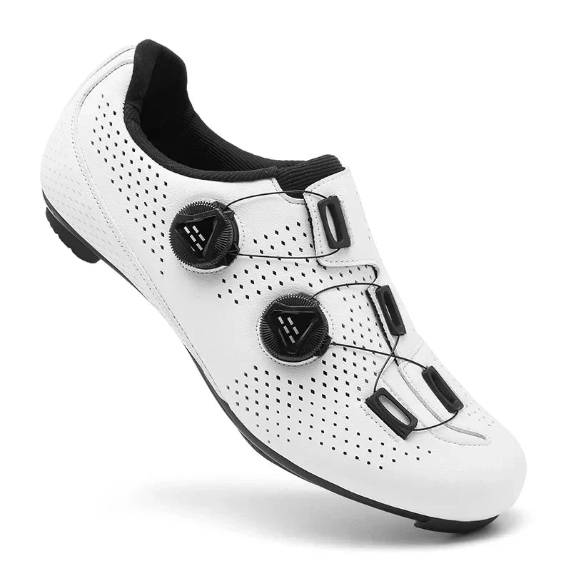 Unisex-Fahrradschuhe mit doppeltem Drehverschluss für MTB und Rennrad