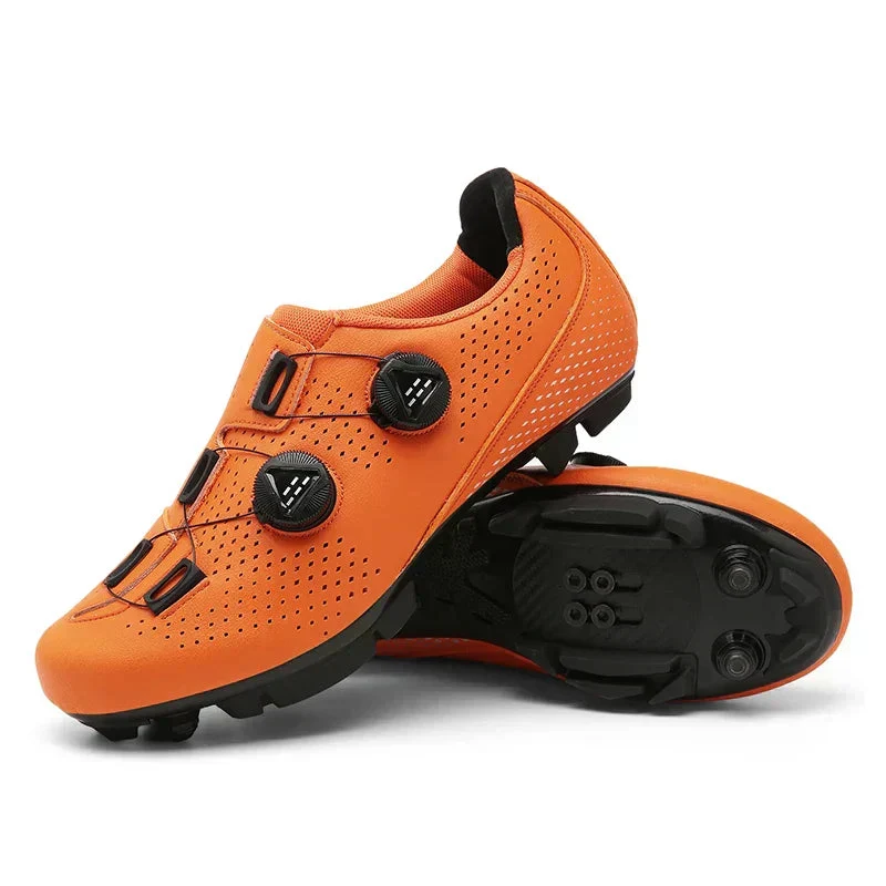Unisex-Fahrradschuhe mit doppeltem Drehverschluss für MTB und Rennrad