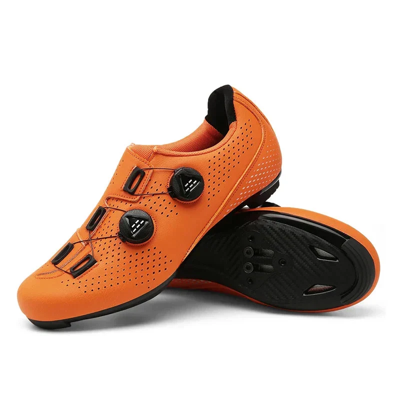 Unisex-Fahrradschuhe mit doppeltem Drehverschluss für MTB und Rennrad