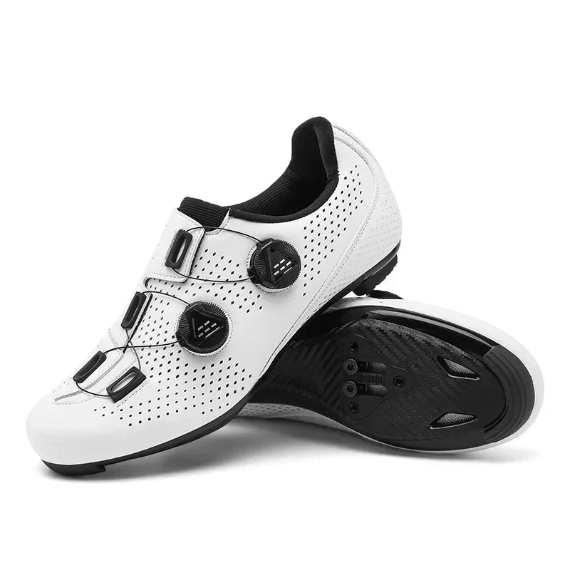 Unisex-Fahrradschuhe mit doppeltem Drehverschluss für MTB und Rennrad