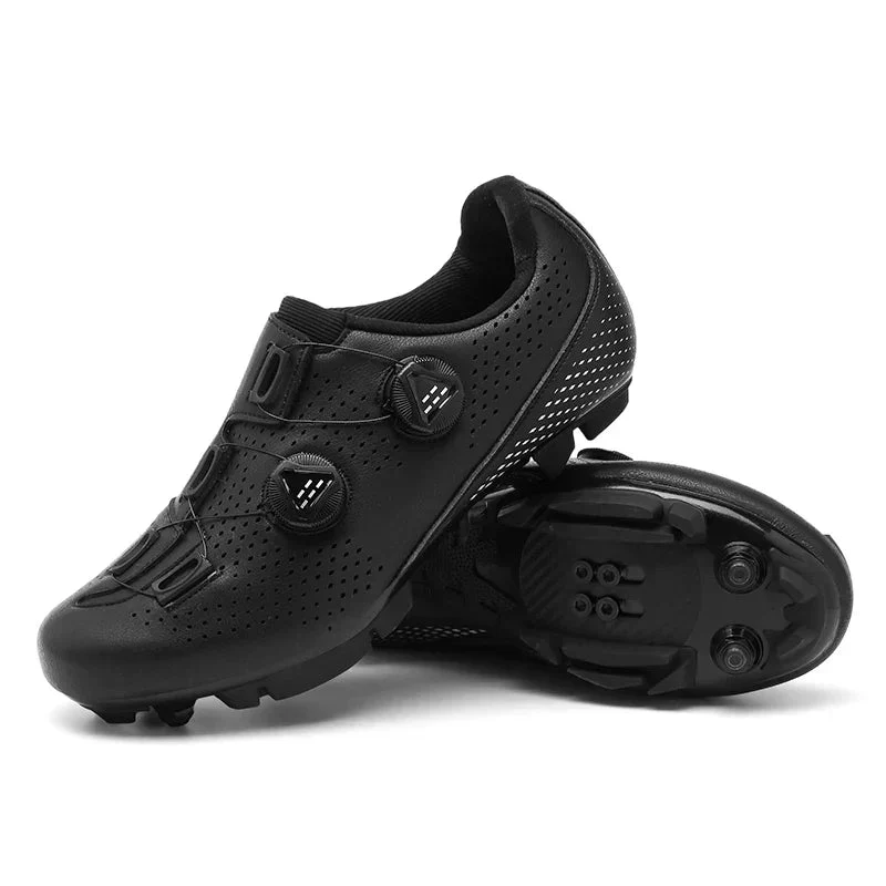 Unisex-Fahrradschuhe mit doppeltem Drehverschluss für MTB und Rennrad