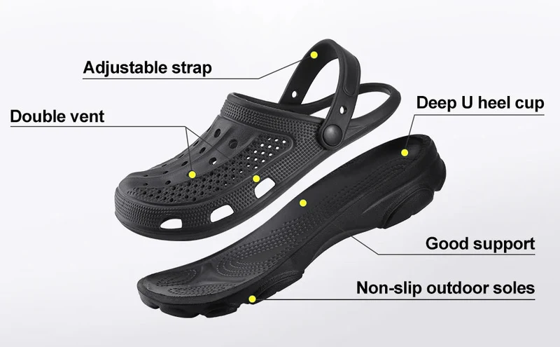 Atmungsaktive Herren-Strandclogs für Komfort und Stil im Freien