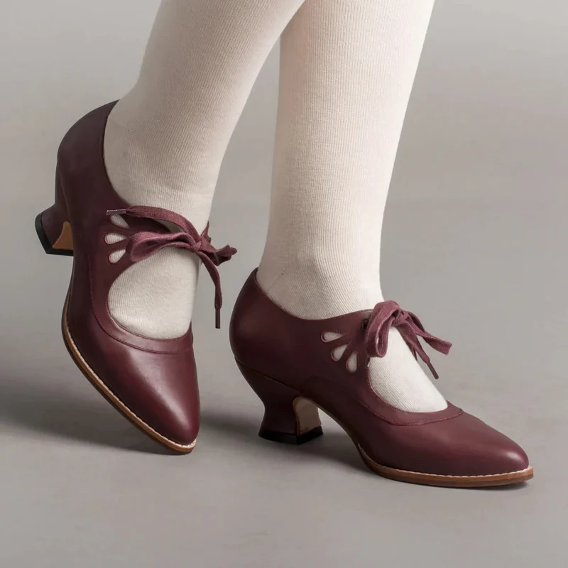 Orthopädische Leder-Pumps für Damen