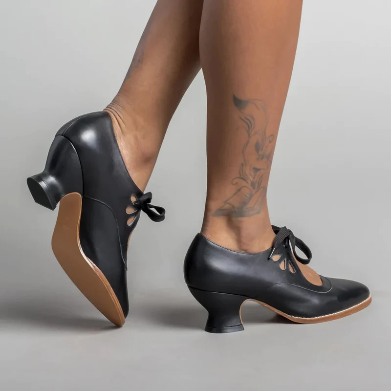 Orthopädische Leder-Pumps für Damen