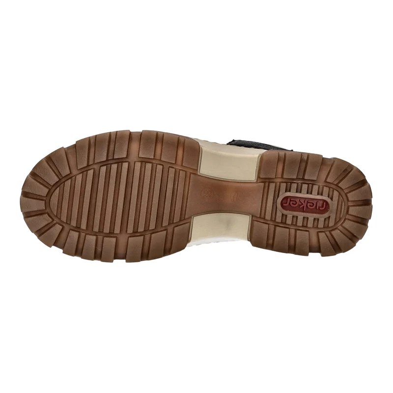 Rieker Schlupf-/Reißverschlußstiefelette Warmfutter bis 35mm Absatz (casual)