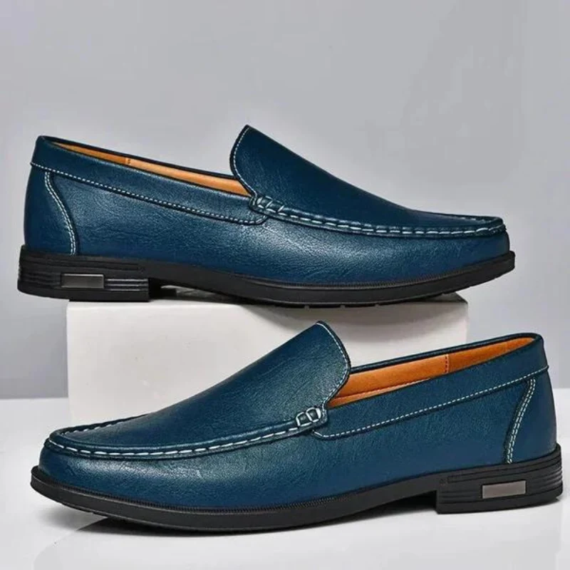 Herren-Slipper aus echtem Leder