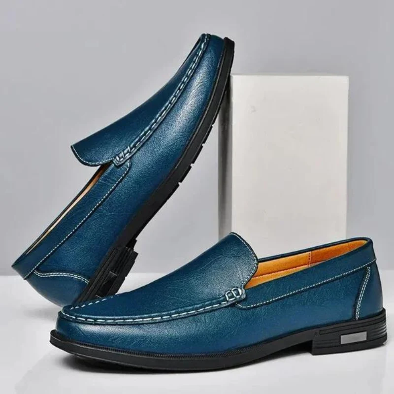 Herren-Slipper aus echtem Leder