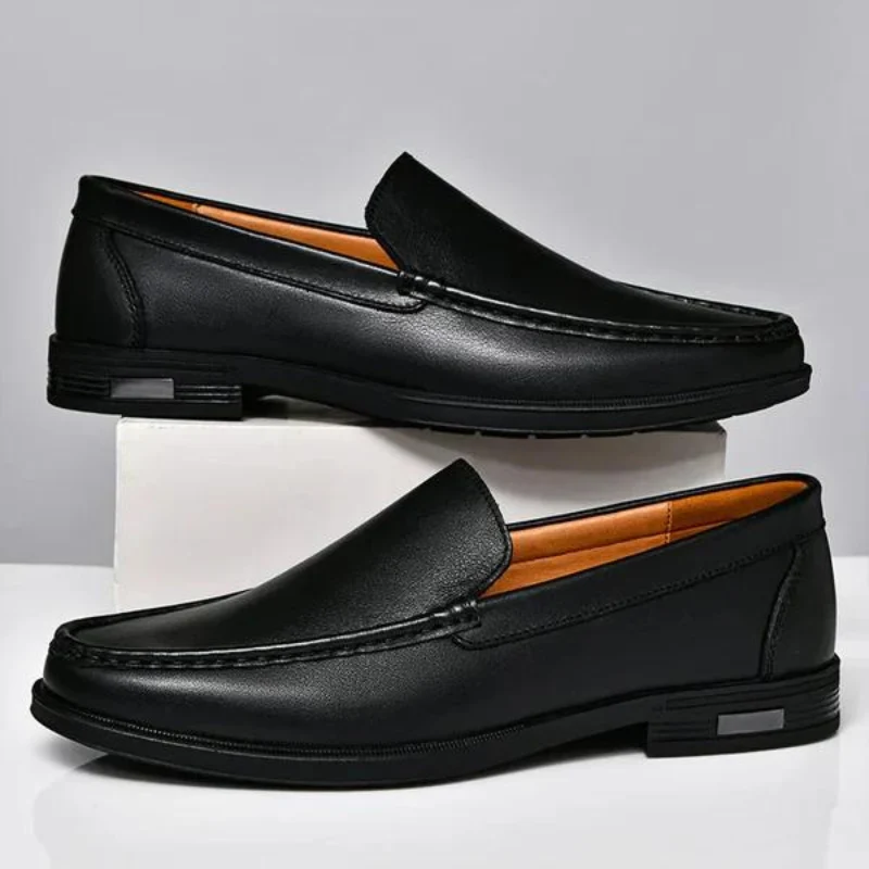 Herren-Slipper aus echtem Leder