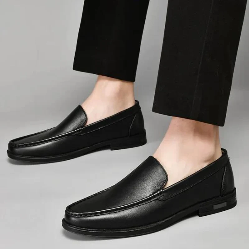 Herren-Slipper aus echtem Leder