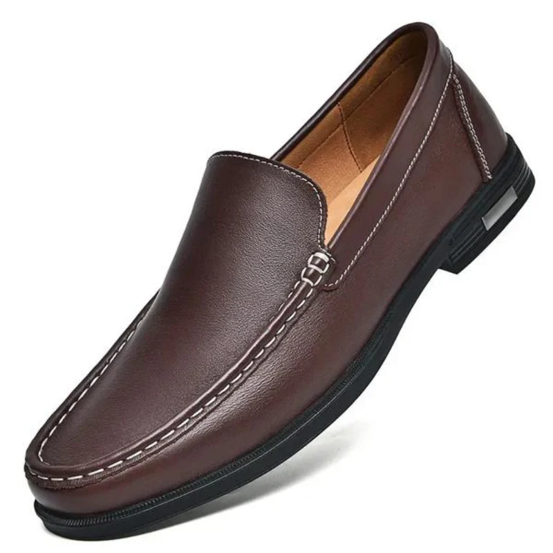 Herren-Slipper aus echtem Leder