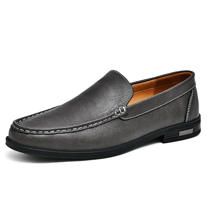 Herren-Slipper aus echtem Leder