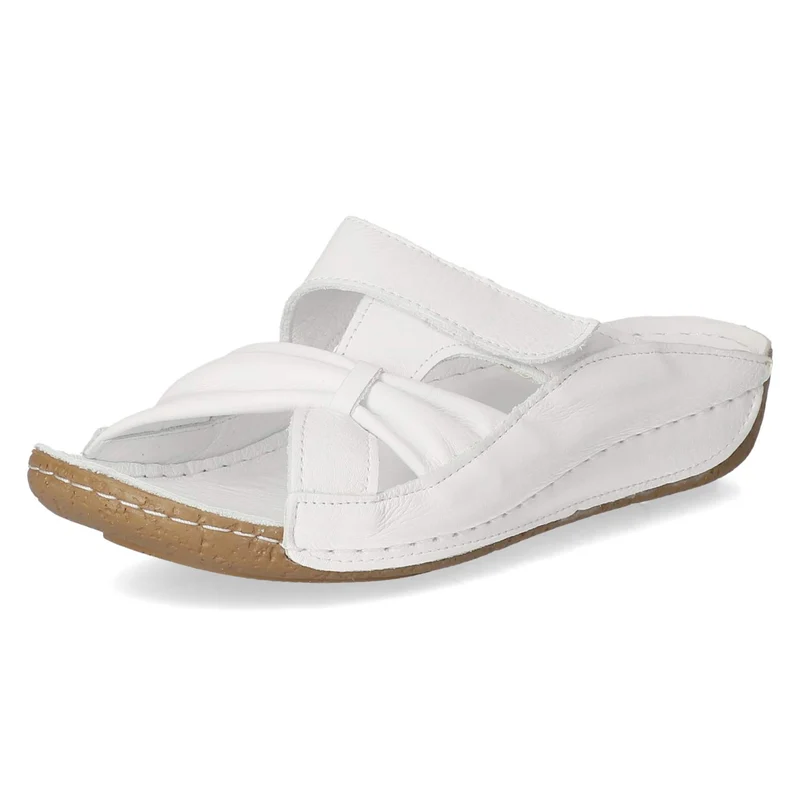 Pantoletten Weiß