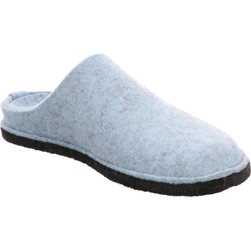 Haflinger Hausschuh Flair Soft blau