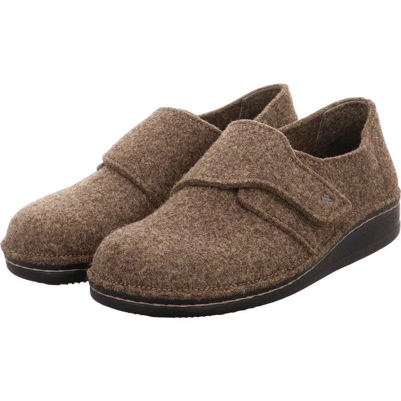 FinnComfort Hausschuh FILZMOOS braun