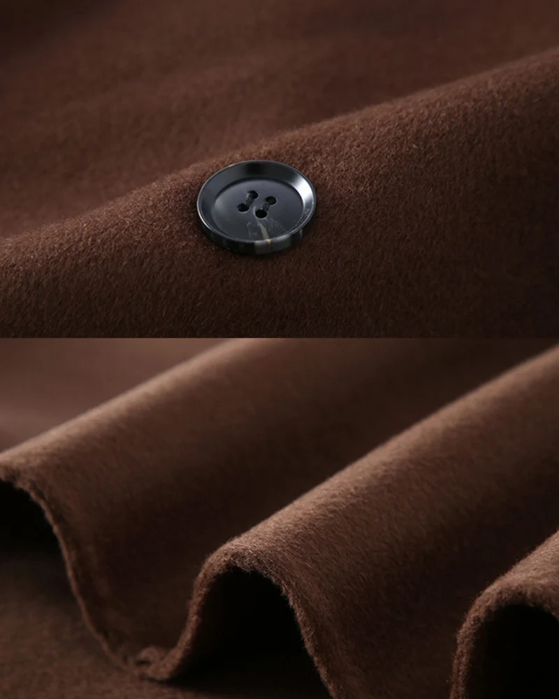 Over-the-Knee Double-Faced Wool Overcoat