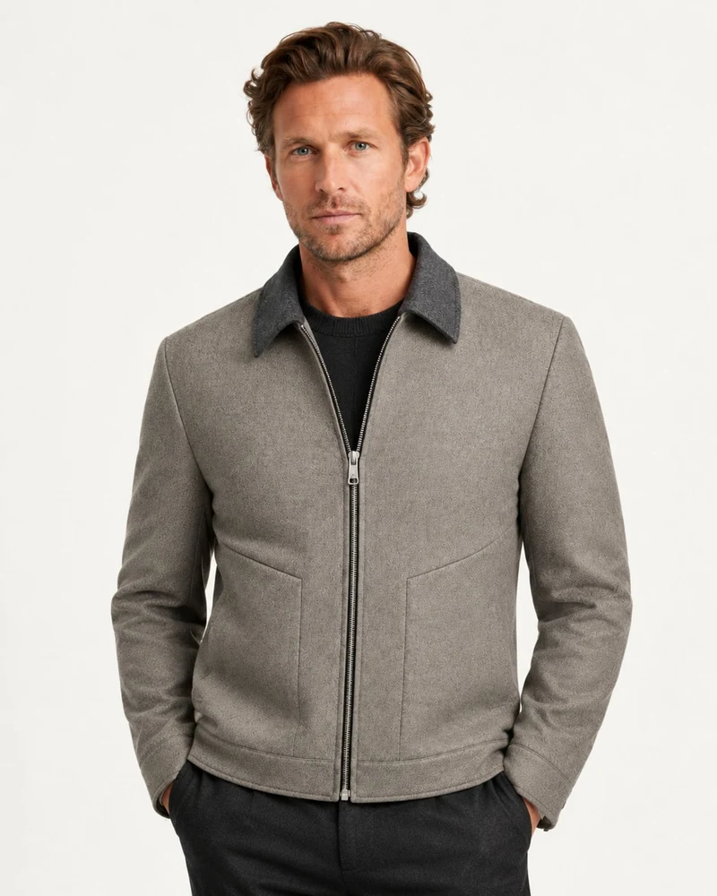 Boston Short Double-Faced Wool Jacket