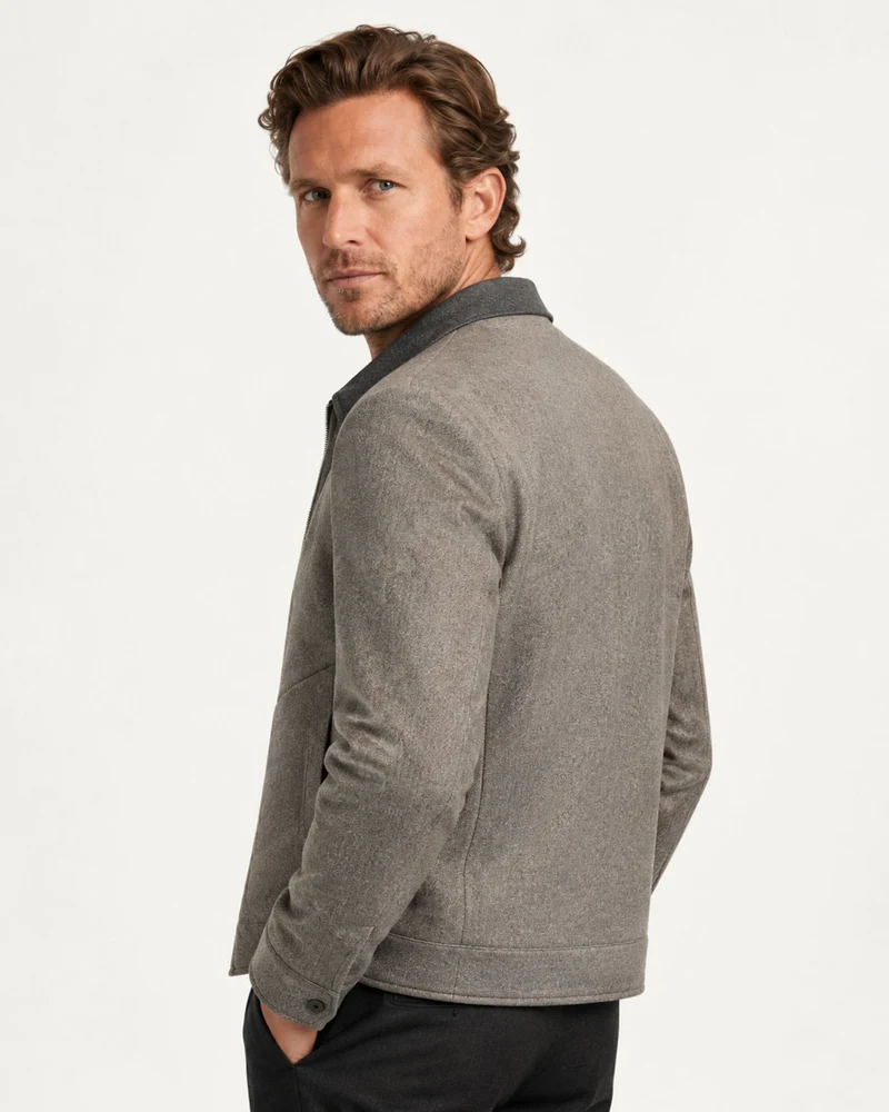 Boston Short Double-Faced Wool Jacket