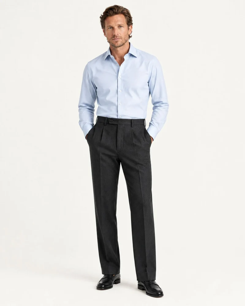 Cannes Pull-On Straight Leg Dress Pants