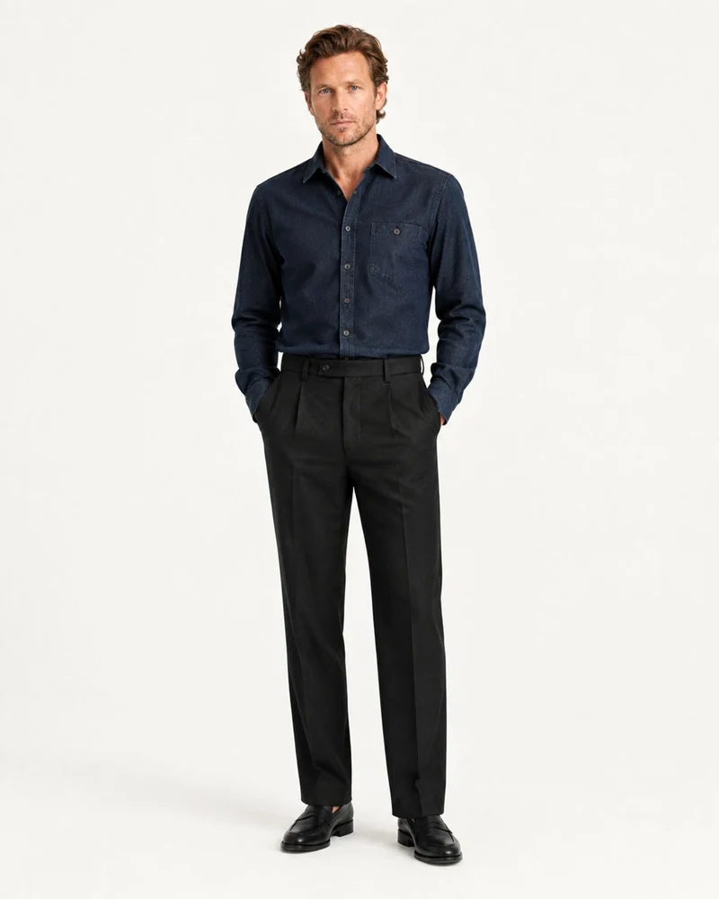 Cannes Pull-On Straight Leg Dress Pants