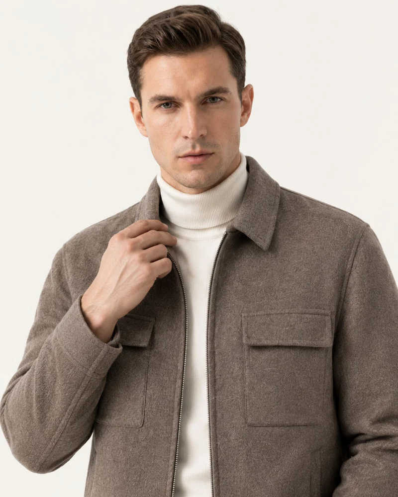 Portofino Lapel Double-Faced Wool Jacket