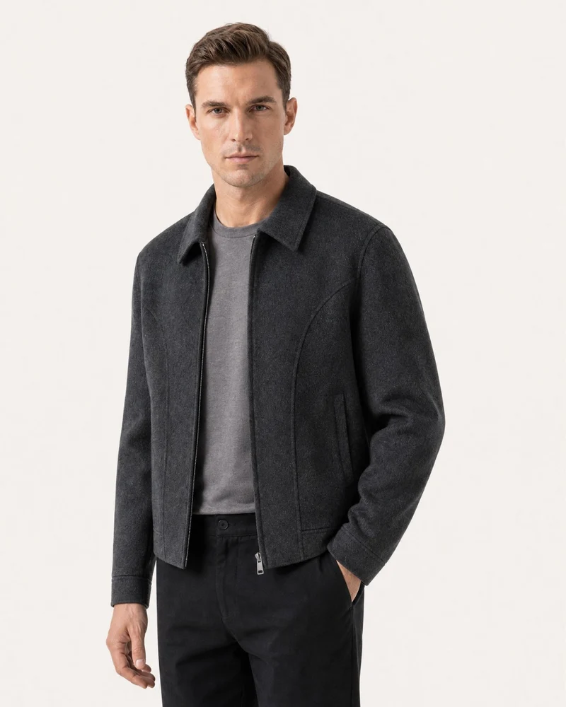 Madrid Lined Double-Faced Wool Jacket