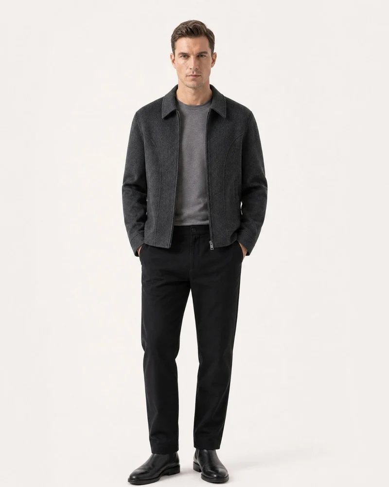 Madrid Lined Double-Faced Wool Jacket