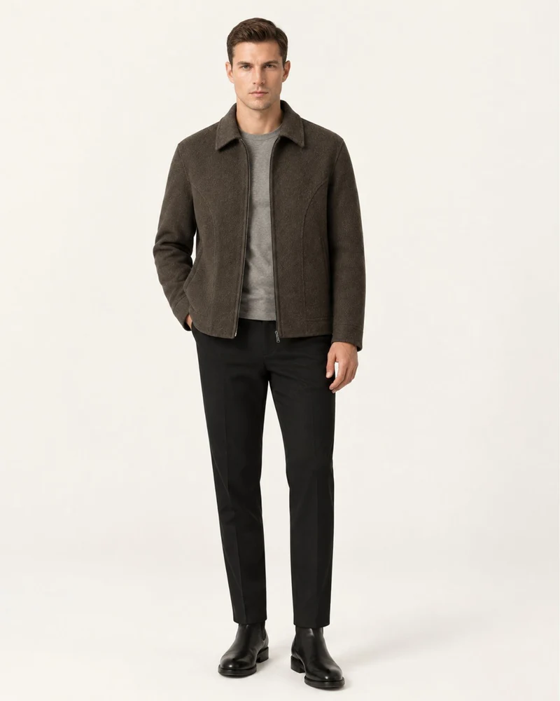 Madrid Lined Double-Faced Wool Jacket