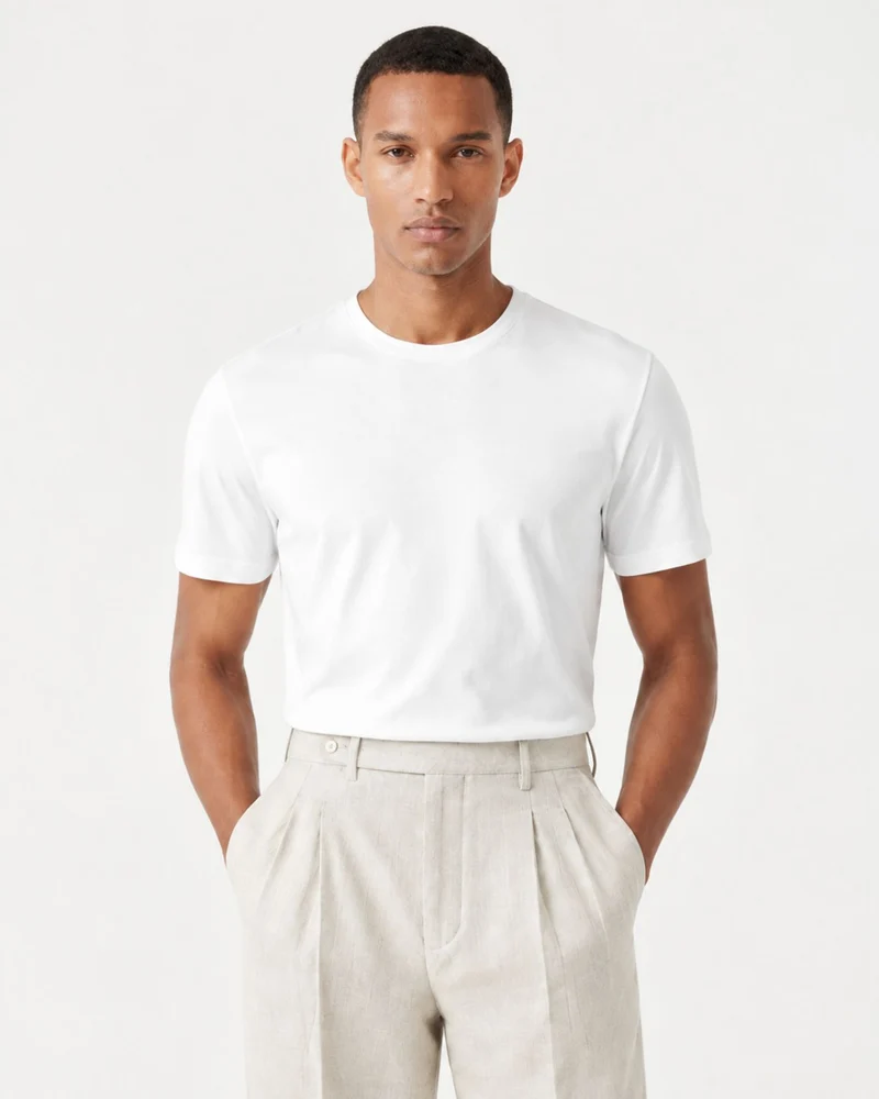 Monaco Relaxed Fit Straight-Leg Trousers