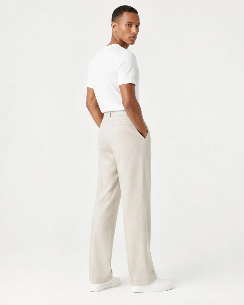 Monaco Relaxed Fit Straight-Leg Trousers