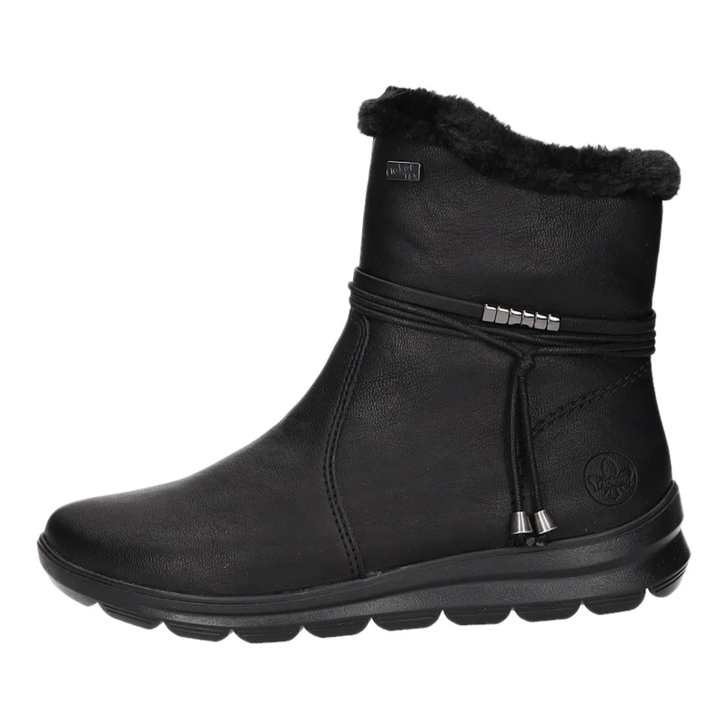 Rieker Schlupf-/Reißverschlußstiefelette Warmfutter bis 35mm Absatz (casual)