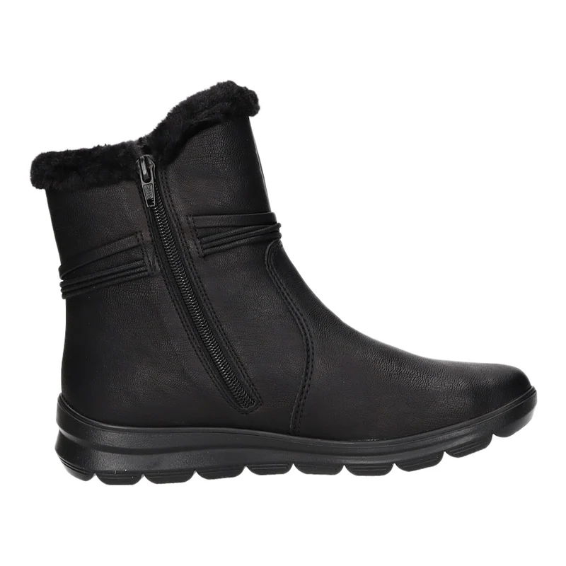 Rieker Schlupf-/Reißverschlußstiefelette Warmfutter bis 35mm Absatz (casual)