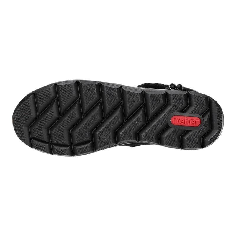 Rieker Schlupf-/Reißverschlußstiefelette Warmfutter bis 35mm Absatz (casual)