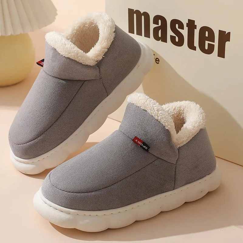 Asgard Winterkuschelpantoffeln für Damen und Herren – rutschfeste Fell-Schneestiefel