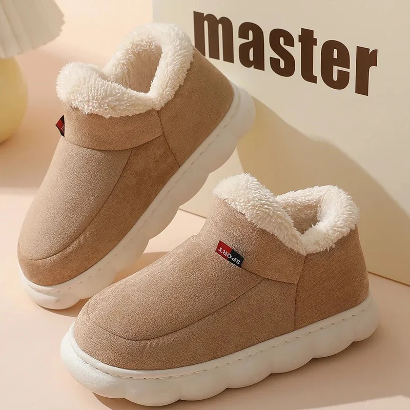 Asgard Winterkuschelpantoffeln für Damen und Herren – rutschfeste Fell-Schneestiefel