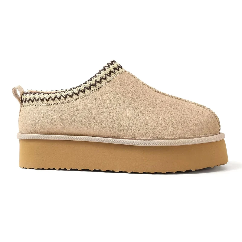 Crestar Damen-Winterpantoffeln – Kuschelige Plüsch-Stiefeletten für drinnen und draußen