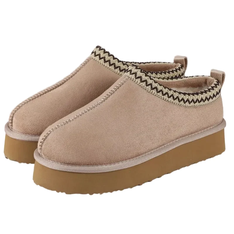Crestar Damen-Winterpantoffeln – Kuschelige Plüsch-Stiefeletten für drinnen und draußen