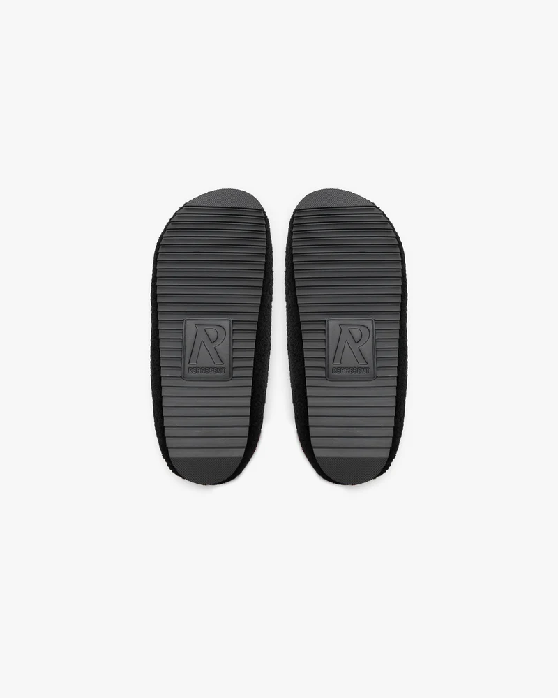 Fluffy Mule - Black