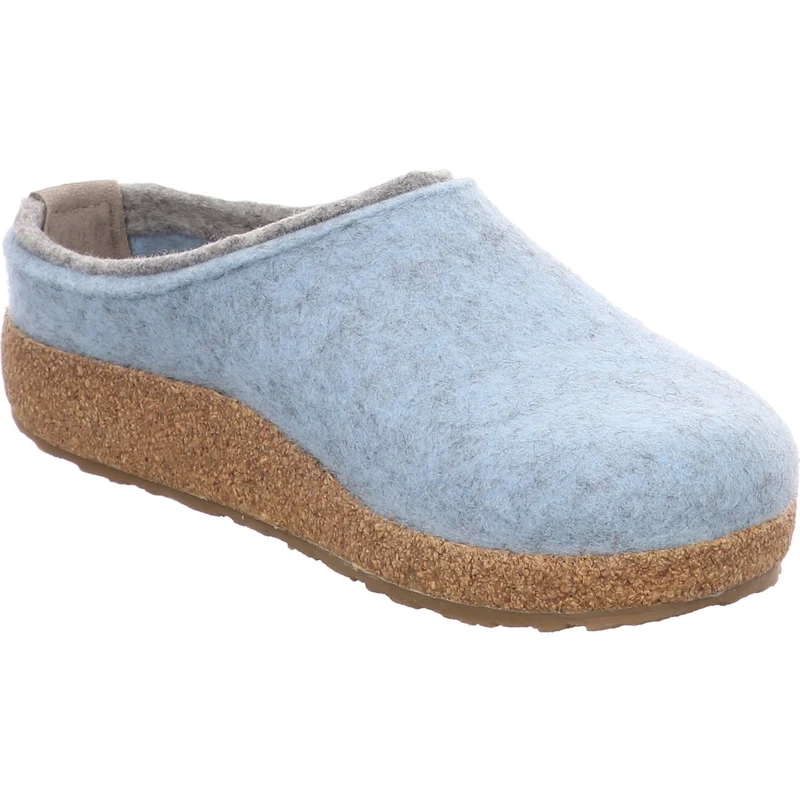 Haflinger Hausschuh Kris blau