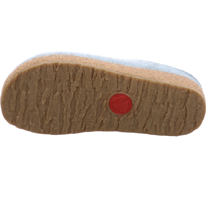 Haflinger Hausschuh Kris blau