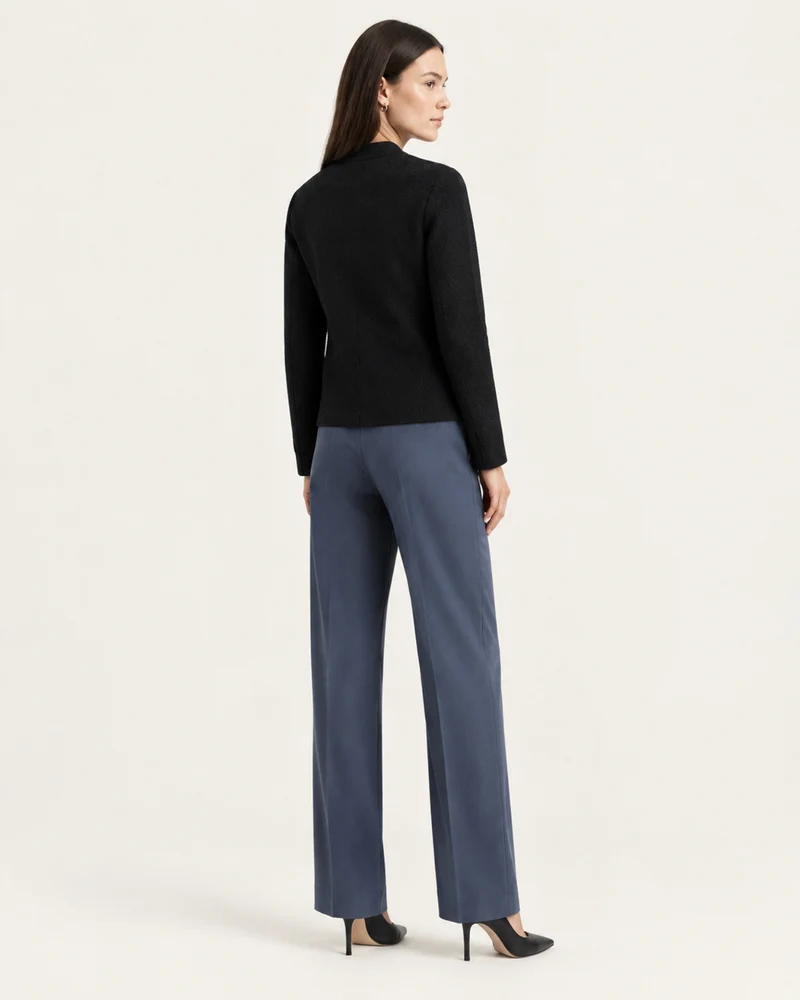 NY Cashmere Asymmetrical Zip Cardigan