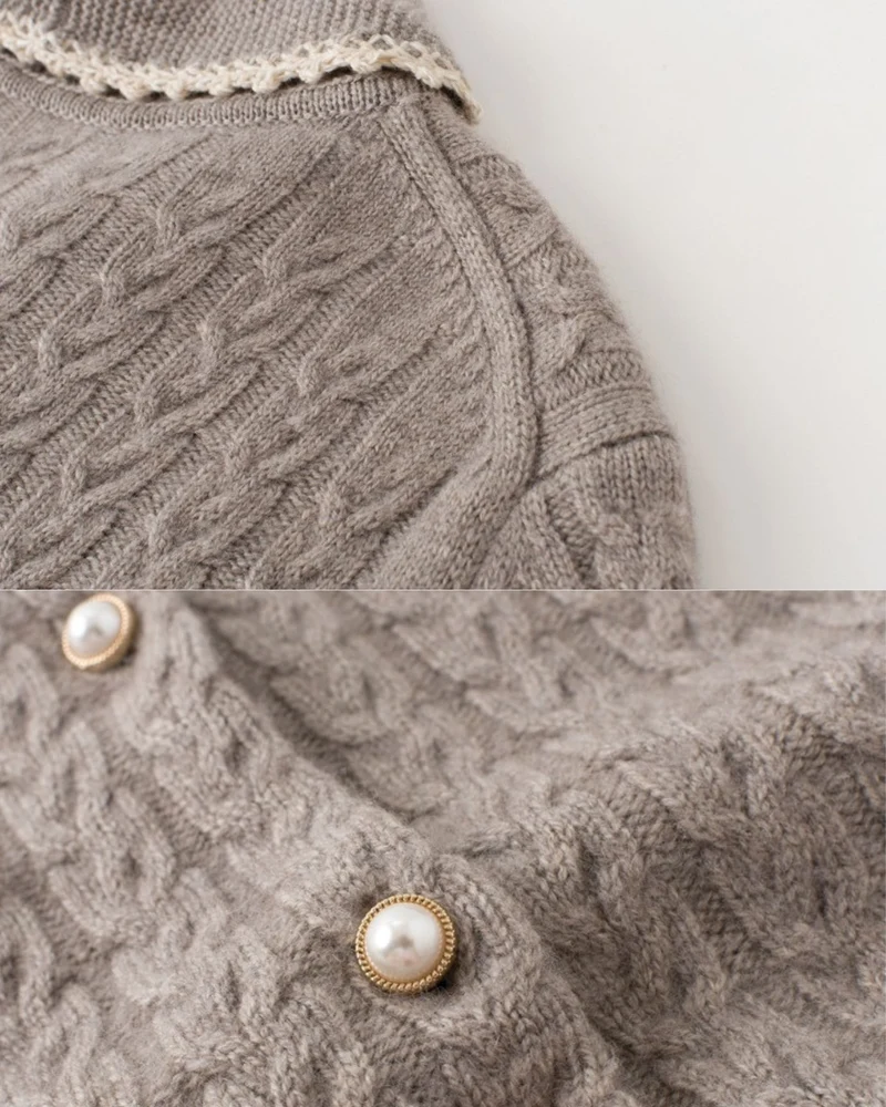 Limited Edition Cashmere Cable Knit Cardigan