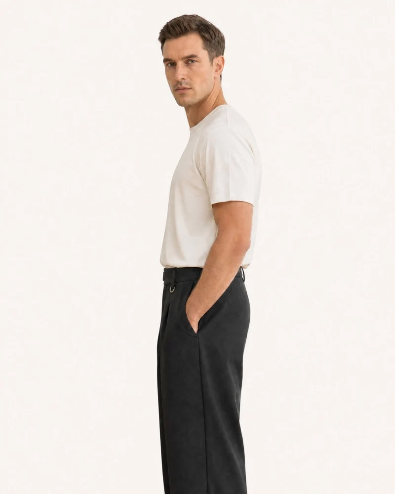 Ny Drapey Pleated Adjustable Trousers