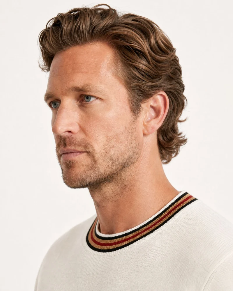 Dakota Relaxed Fit Wool Short-Sleeve T-Shirt Sweater