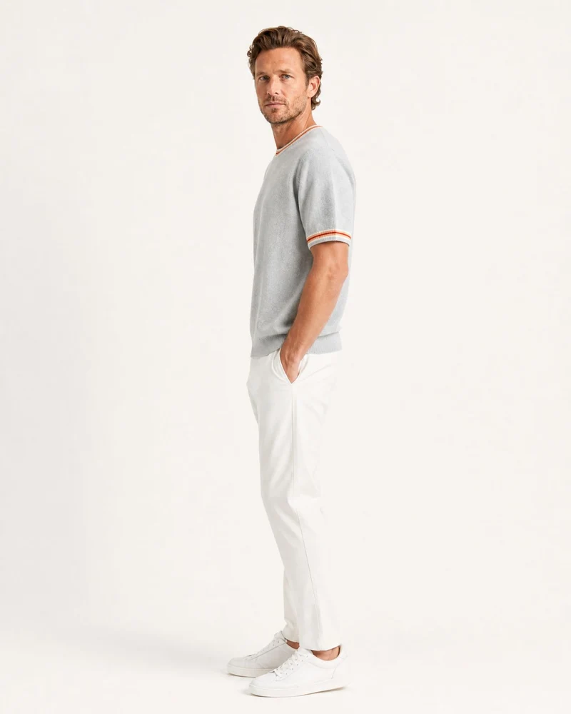 Dakota Relaxed Fit Wool Short-Sleeve T-Shirt Sweater
