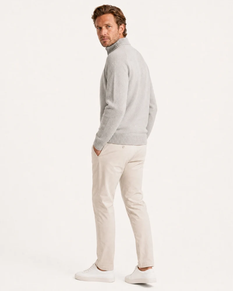 Alaska Heavyweight Cashmere Quarter-Zip Sweater