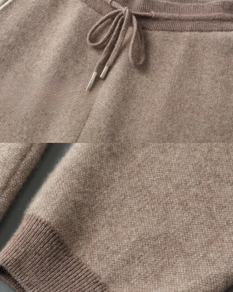 New York Thermal Cashmere Knit Sweatpants