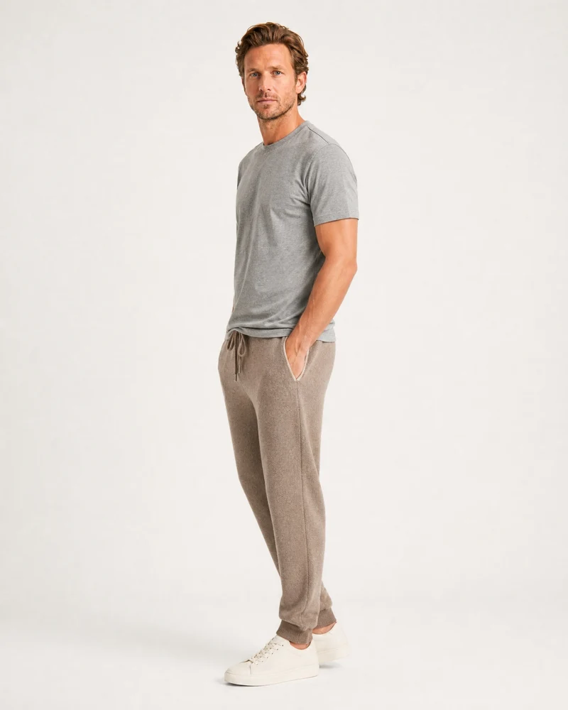New York Thermal Cashmere Knit Sweatpants