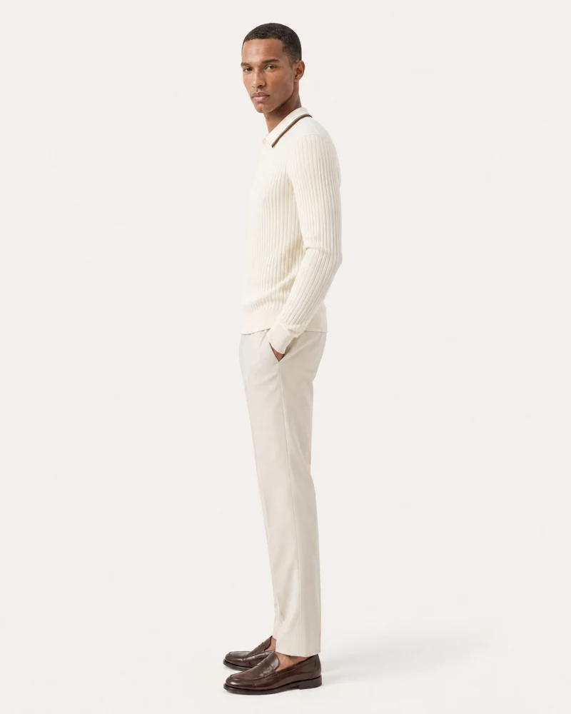 Hamptons Cashmere Knit Polo Shirt Limited Edition