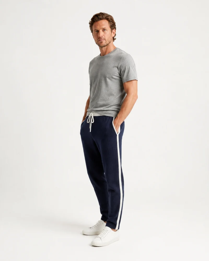 High-End Thick Cashmere Elastic Waist Comfort